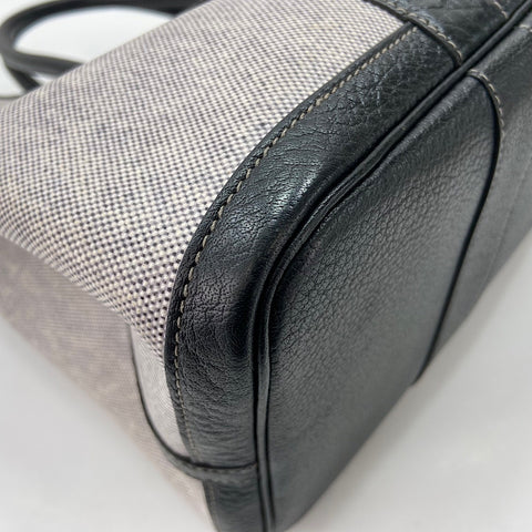 HERMES Garden party PM Tote Bag Tower ash black WS32660