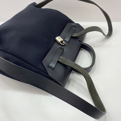 HERMES HerbagPM Tote Bag black WS32661