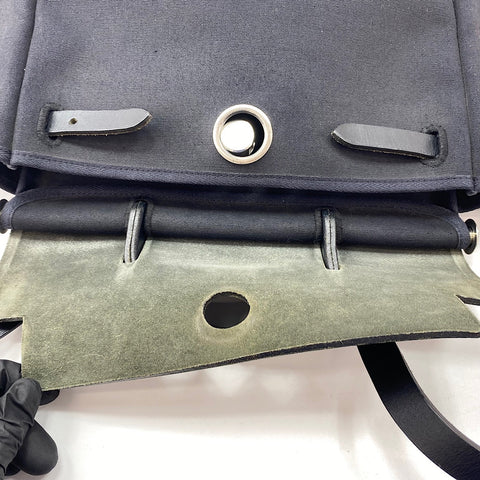HERMES HerbagPM Tote Bag black WS32661