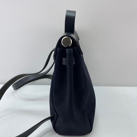 HERMES HerbagPM Tote Bag black WS32661