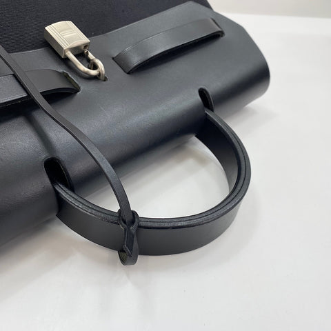HERMES HerbagPM Handbag black WS32662