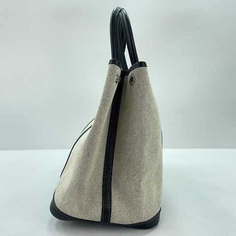 HERMES Optical H Garden Party PM Tote Bag Tower ash gray WS32663