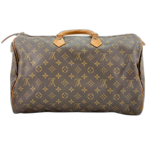 LOUIS VUITTON Speedy 40 Handbag Brown WS32664