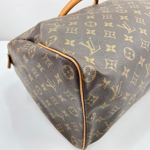 LOUIS VUITTON Speedy 40 Handbag Brown WS32664