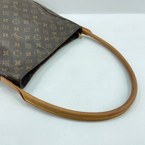 LOUIS VUITTON Looping GM Handbag Brown WS32665