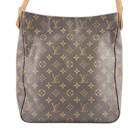 LOUIS VUITTON Looping GM Handbag Brown WS32665