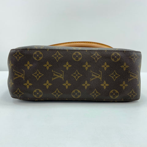 LOUIS VUITTON Looping GM Handbag Brown WS32665