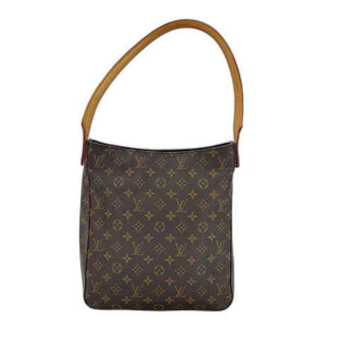 LOUIS VUITTON Looping GM Shoulder Bag Brown WS32667
