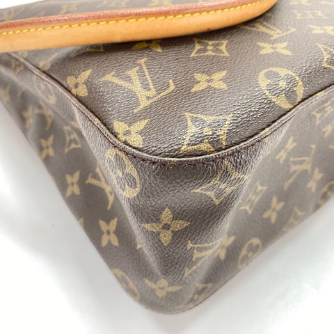 LOUIS VUITTON Looping GM Shoulder Bag Brown WS32667