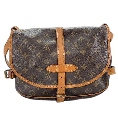 LOUIS VUITTON Saumur 30 Shoulder Bag Brown WS32668