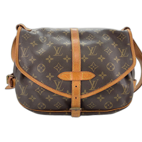 LOUIS VUITTON Saumur 30 Shoulder Bag Brown WS32668