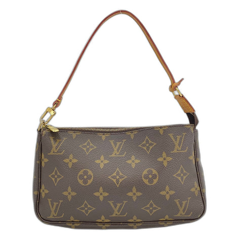 LOUIS VUITTON Pochette Accessoires Handbag Brown WS32672