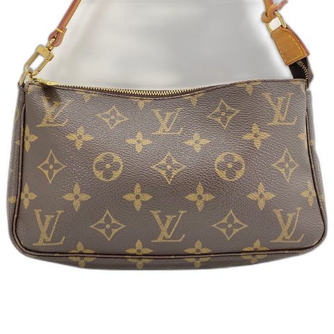 LOUIS VUITTON Pochette Accessoires Handbag Brown WS32672