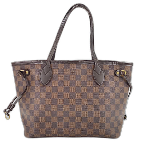 LOUIS VUITTON Never full PM Handbag Brown WS32675