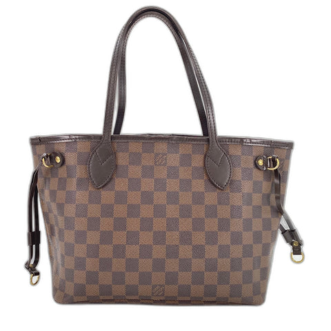 LOUIS VUITTON Never full PM Handbag Brown WS32675