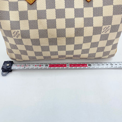 LOUIS VUITTON Speedy 25 Handbag white WS32677