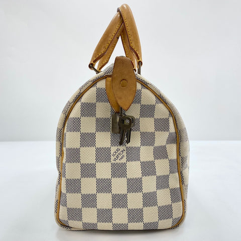 LOUIS VUITTON Speedy 25 Handbag white WS32677
