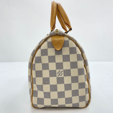 LOUIS VUITTON Speedy 25 Handbag white WS32677