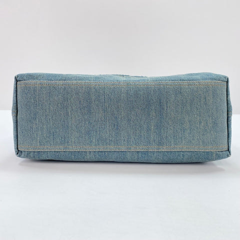 GUCCI Soho Shoulder Bag denim blue WS32679