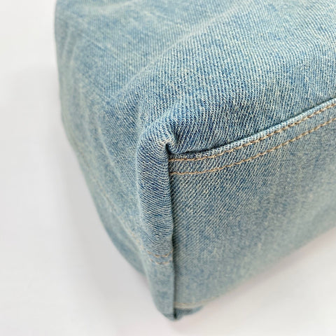 GUCCI Soho Shoulder Bag denim blue WS32679