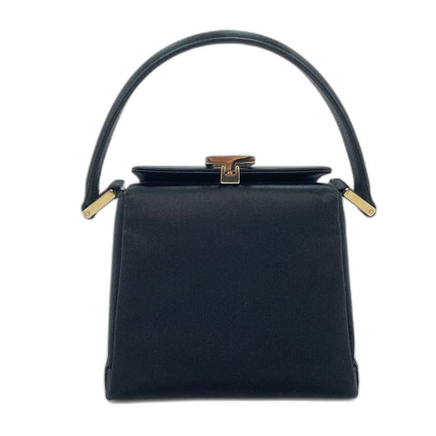 GUCCI Top handle Handbag Satin black WS32682