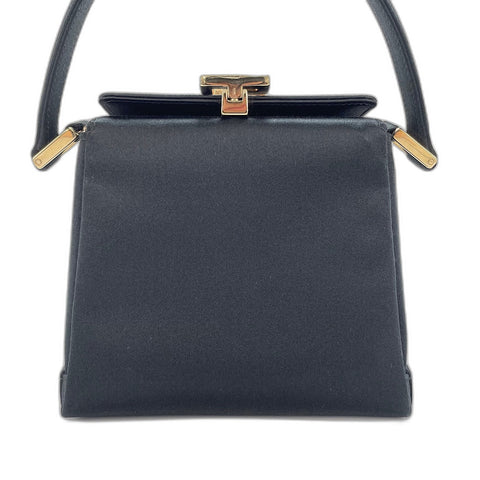 GUCCI Top handle Handbag Satin black WS32682