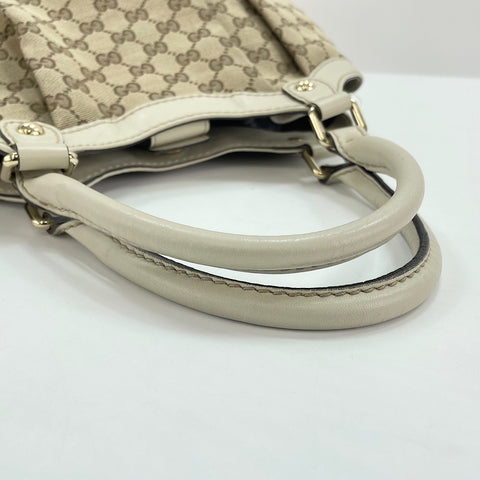 GUCCI Sukey Handbag canvas beige WS32683