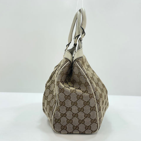 GUCCI Sukey Handbag canvas beige WS32683