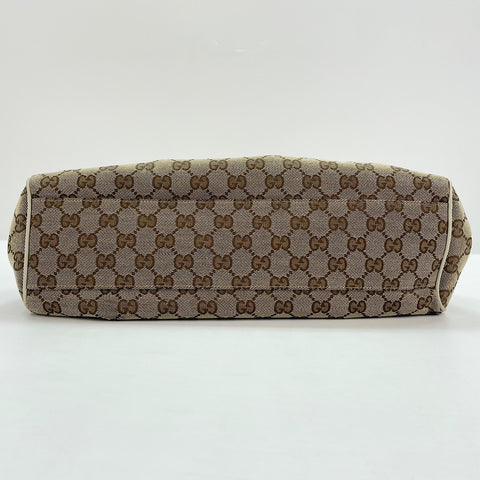 GUCCI Sukey Handbag canvas beige WS32683