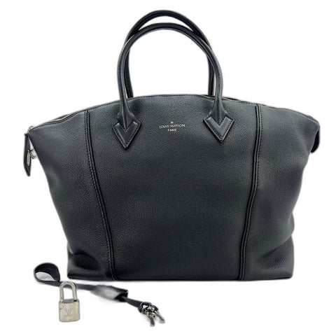LOUIS VUITTON Lock It MM Handbag black WS32685