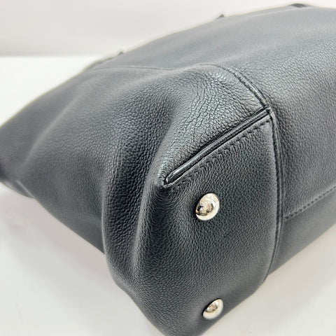 LOUIS VUITTON Lock It MM Handbag black WS32685