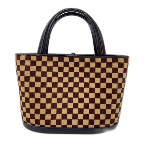 LOUIS VUITTON Impala Handbag Brown WS32688