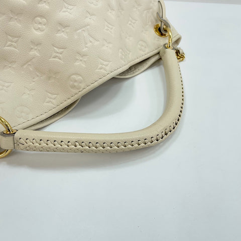 LOUIS VUITTON Artsy MM Handbag white WS32689