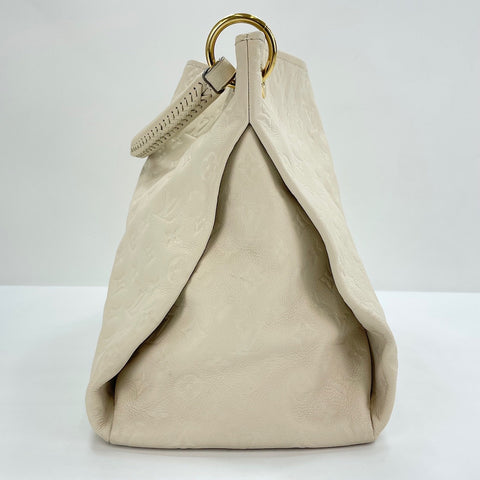 LOUIS VUITTON Artsy MM Handbag white WS32689