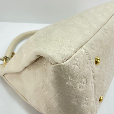 LOUIS VUITTON Artsy MM Handbag white WS32689