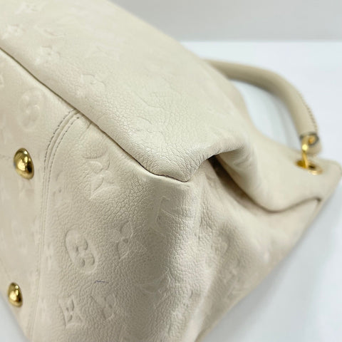 LOUIS VUITTON Artsy MM Handbag white WS32689