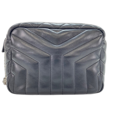 YVES SAINT LAURENT Lulu Shoulder Bag leather black WS32693
