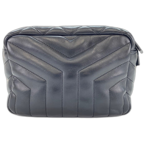 YVES SAINT LAURENT Lulu Shoulder Bag leather black WS32693