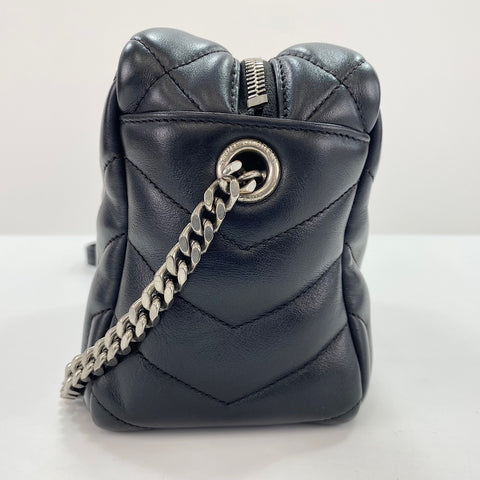 YVES SAINT LAURENT Lulu Shoulder Bag leather black WS32693