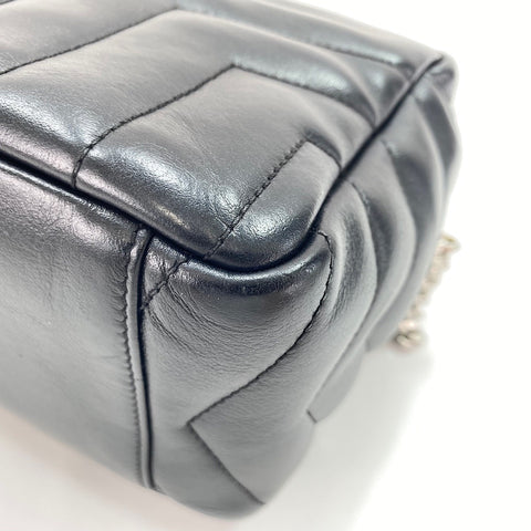 YVES SAINT LAURENT Lulu Shoulder Bag leather black WS32693