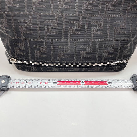 FENDI Belt bag Shoulder Bag canvas black WS32694