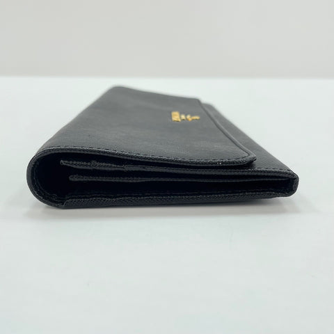 PRADA Wallet-on Chain 2WAY Shoulder Bag leather black WS32697