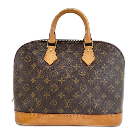 LOUIS VUITTON Alma Handbag Brown WS32698