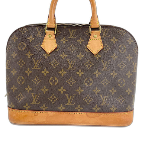 LOUIS VUITTON Alma Handbag Brown WS32698
