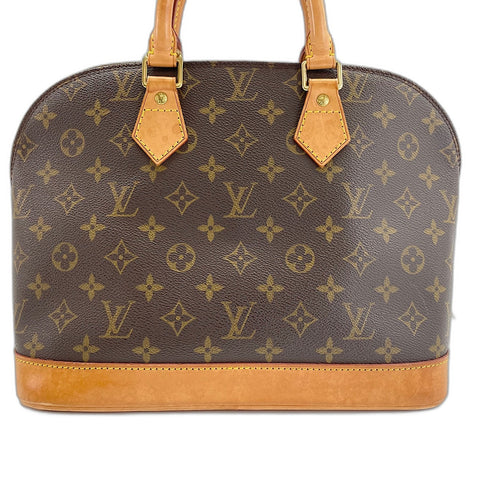 LOUIS VUITTON Alma Handbag Brown WS32698