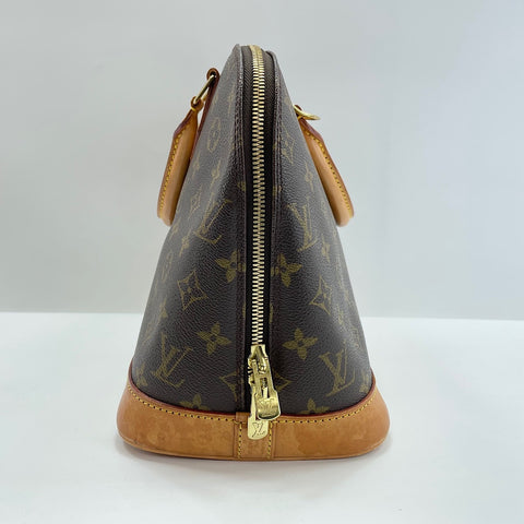 LOUIS VUITTON Alma Handbag Brown WS32698