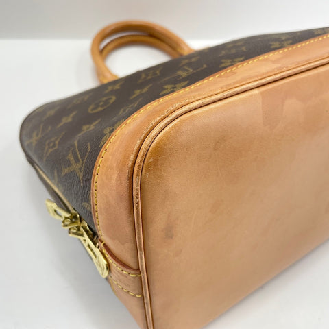 LOUIS VUITTON Alma Handbag Brown WS32698