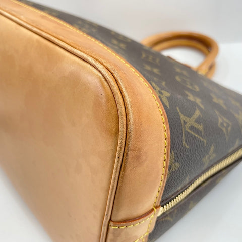 LOUIS VUITTON Alma Handbag Brown WS32698