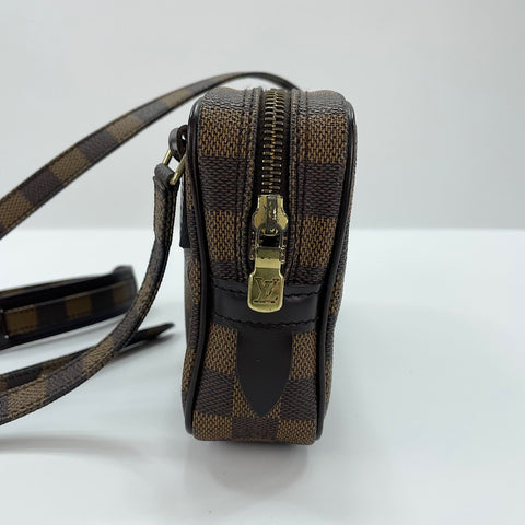 LOUIS VUITTON Pochette Marly Bentlière Handbag Brown WS32707