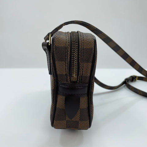 LOUIS VUITTON Pochette Marly Bentlière Handbag Brown WS32707